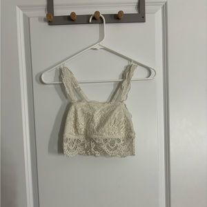 Altar’D State White Lace Top